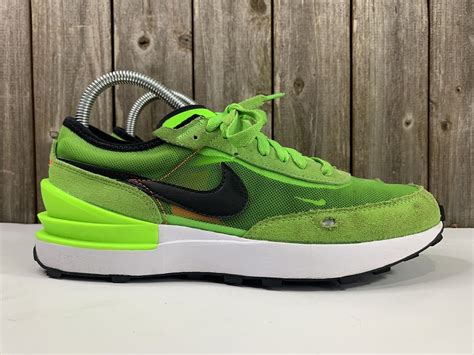 waffle one electric green shoes